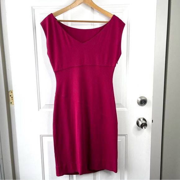 Diane Von Furstenberg Jori Magenta Pink Size 12 - Picture 3 of 7
